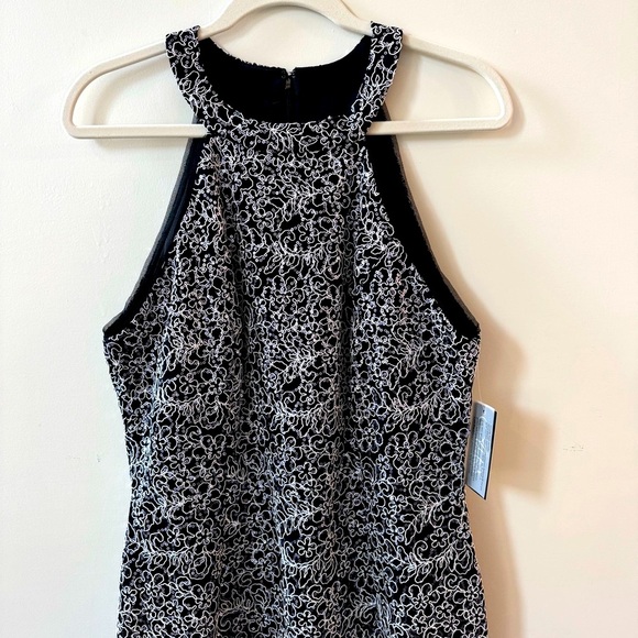 Alex Evenings Elegant Black and White Women's Dress - Picture 9 of 16